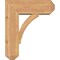 Ekena Millwork Thorton Craftsman Smooth Bracket w/ Offset Brace, Western Red Cedar, 7 1/2"W x 20"D x 24"H BKT0806X20X24THR04SWR - alternate 4